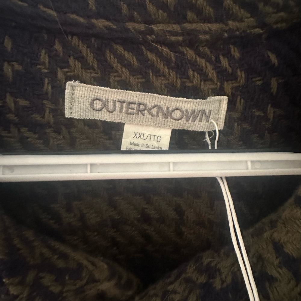 Outerknown Brown and Black Shirt Jacket